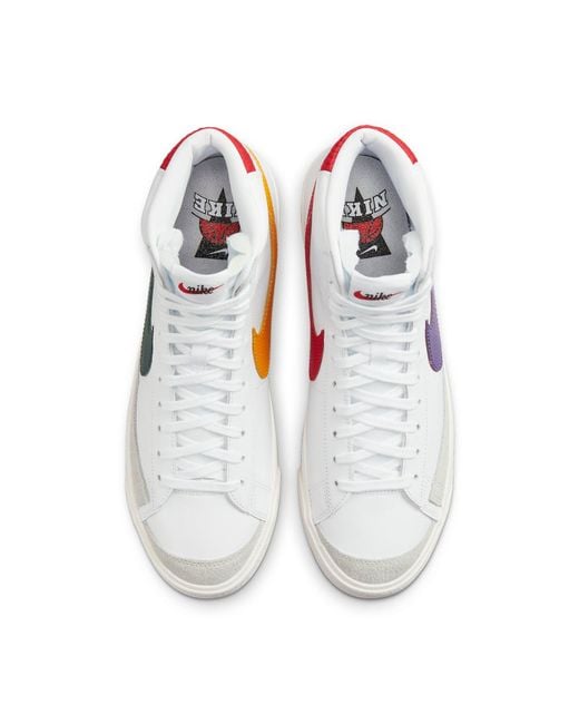 Nike White Blazer Mid for men