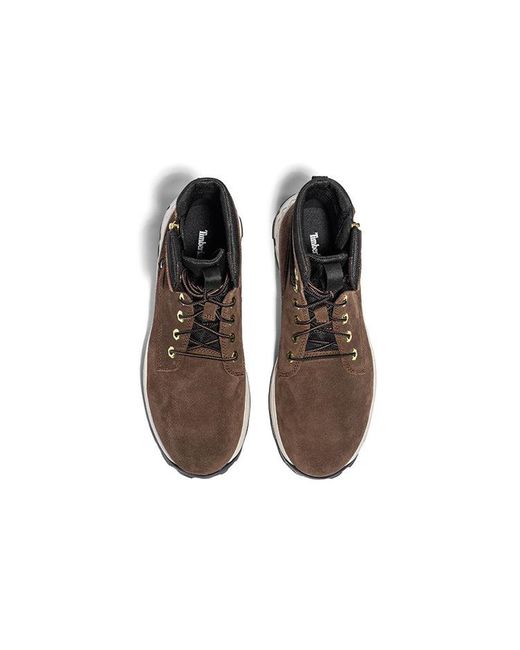 Timberland Brown Brooklyn Side Zip Boot Nubuck' for men