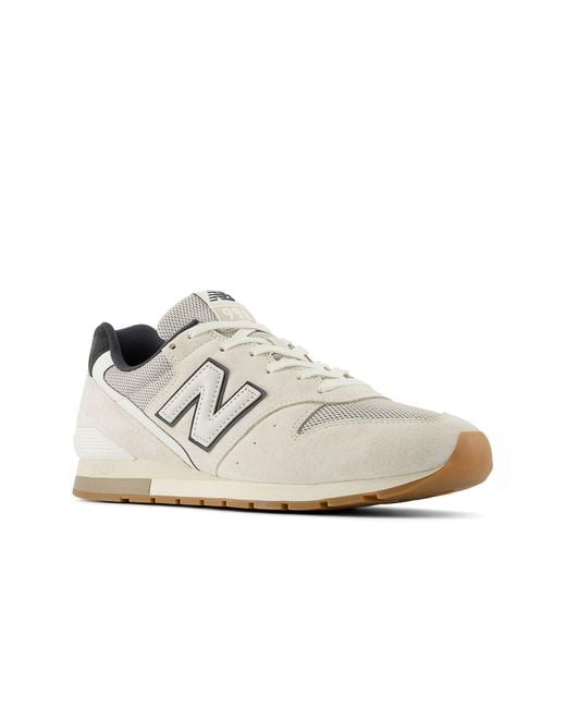 New Balance White 996 'Light' for men