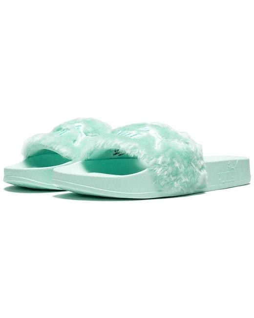 PUMA Green (Wmns) Fenty X Fur Slide 'Bay'