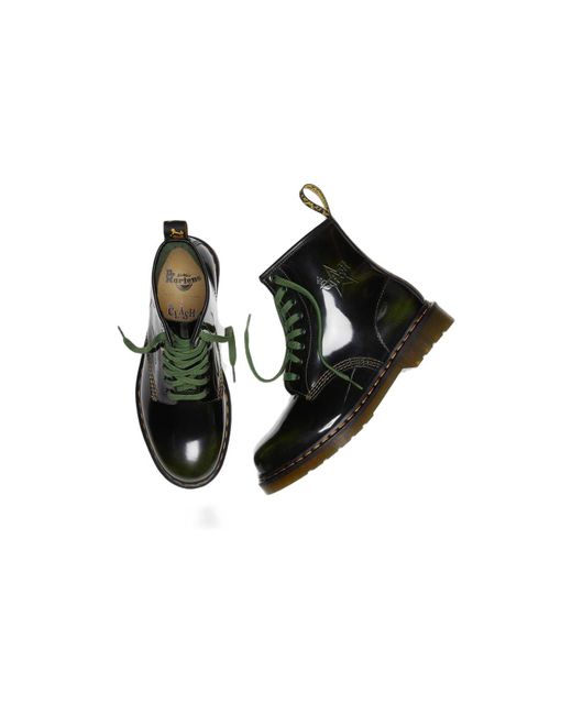 Dr. Martens Black 1460 8 Hole X The Clash for men