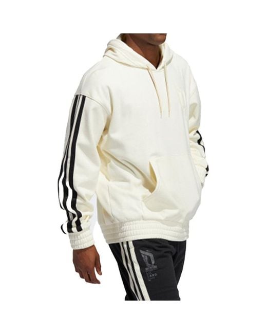 Adidas Natural Basketball Sports Pullover Creamy for men