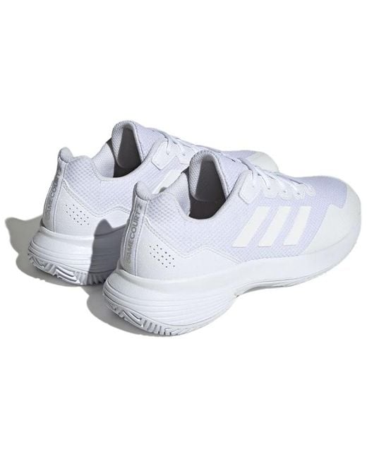 Adidas White Gamecourt 2.0 Matte' for men