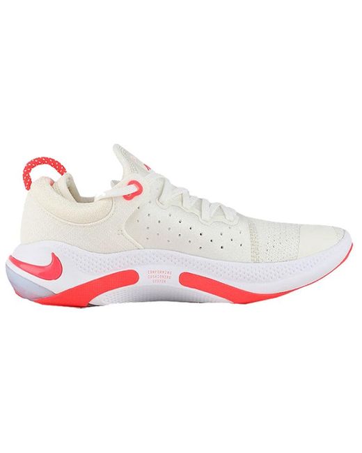 Nike White (Wmns) Joyride Run Fk 'Laser Crimson'