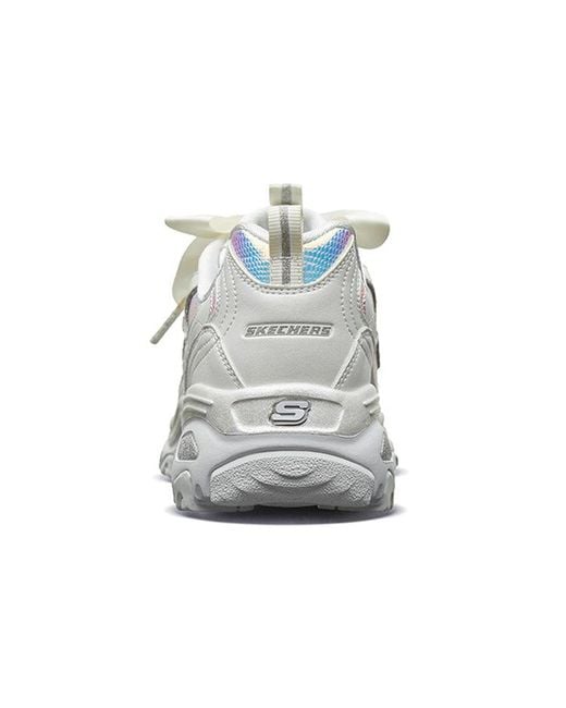 Skechers White (Wmns) D Lites 1.0