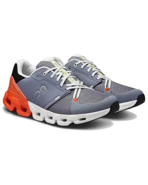 On Shoes Blue Cloudflyer 4 'Fossil Flame' for men