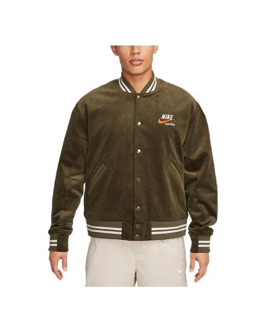 Nike Trend Bomber Jacket in Green for Men | Lyst UK
