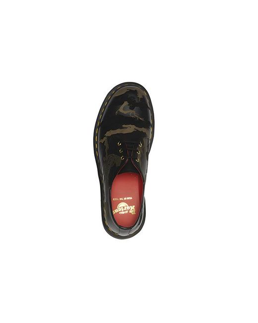Dr. Martens Brown Tiger Stripe 1461 Yott 3 Holes for men
