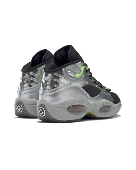 Reebok Gray Illumination's Minions X Question Mid 'Gru's Lab' for men