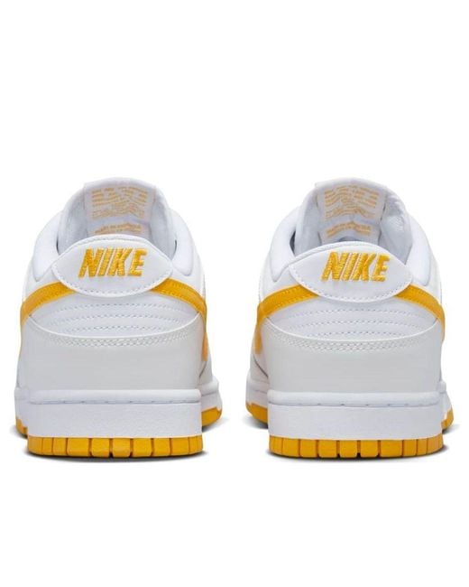 Nike White Dunk Low University' for men