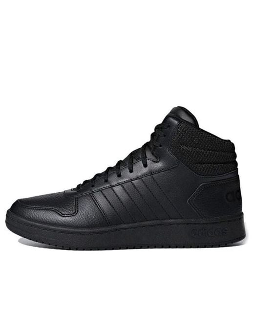 Neo Hoops 2.0 Mid Shoes Black for | Lyst