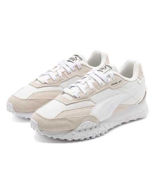 PUMA White Blacktop Rider 'Warm'