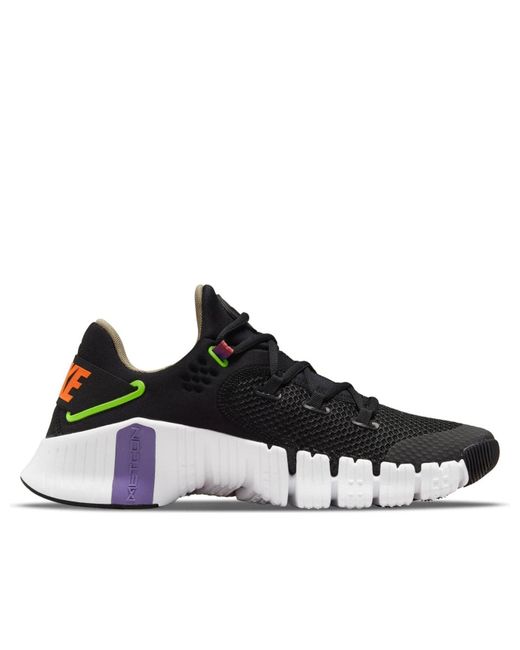 Nike White Free Metcon 4 Electric' for men