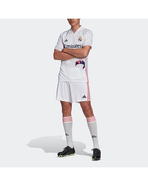 Adidas White Real Madrid 20/21 Home Jersey for men
