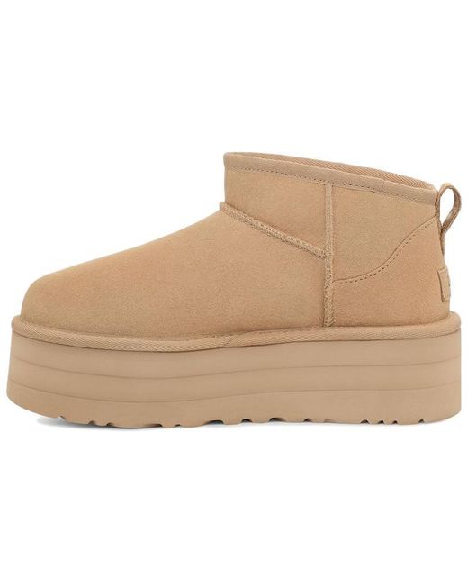 Ugg Natural (Wmns) Classic Ultra Mini Platform 'Driftwood'