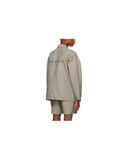 Fear Of God Gray Fw21 Souvenir Jacket 'Taupe' for men