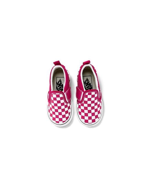 Vans Pink Old Skool V Toddler/ Checkboard for men