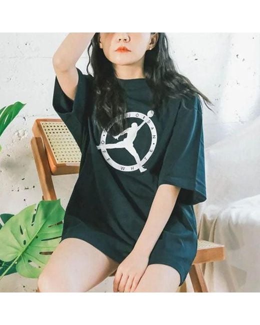 Nike Black X Off- Mj T-Shirt Asia Sizing Forest' for men
