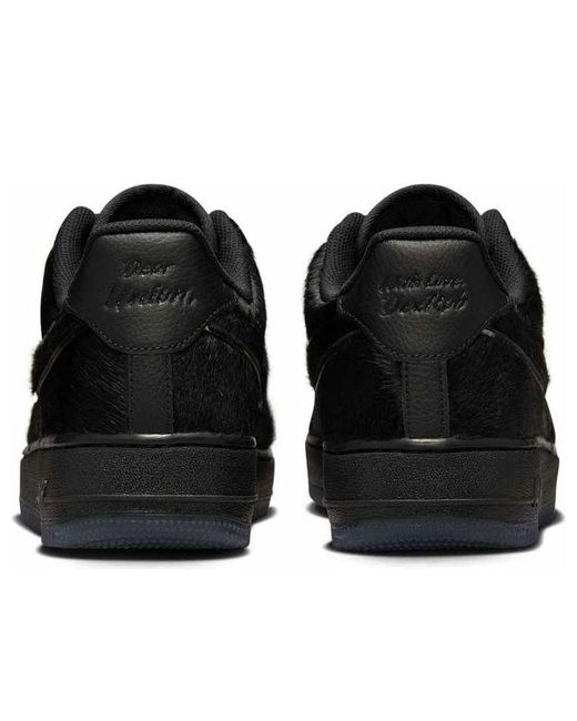 Nike Black Air Force 1 Low 'Virginia Union University Yardrunners Panthers' for men