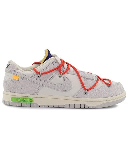Nike Blue X Off- Dunk Low 'Lot 13 Of 50' for men