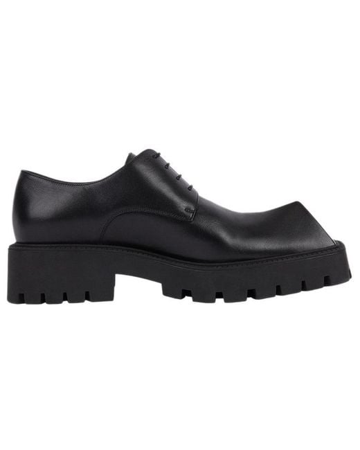 Balenciaga Black Derbies Derby Shoes for men