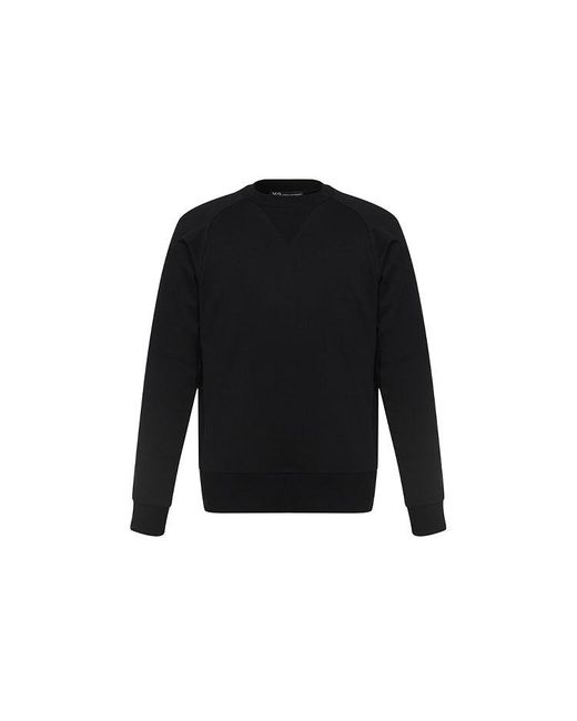 Adidas Black Y-3 Back Large Logo Pure Cotton Casual for men