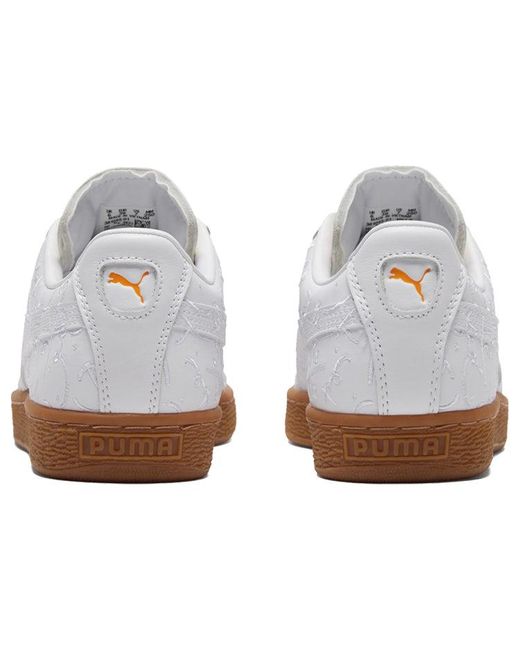PUMA White Romero Britto X Basket 'Embroidered for men