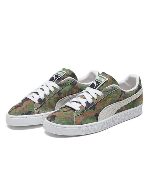 PUMA Green Suede Classic Ambush 'Dachsund Camo' for men