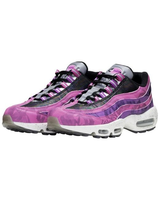 Nike Purple Air Max 95 Premium 'Flame Powder' for men