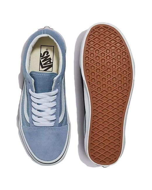 Vans Blue Color Theory Old Skool Shoes for men