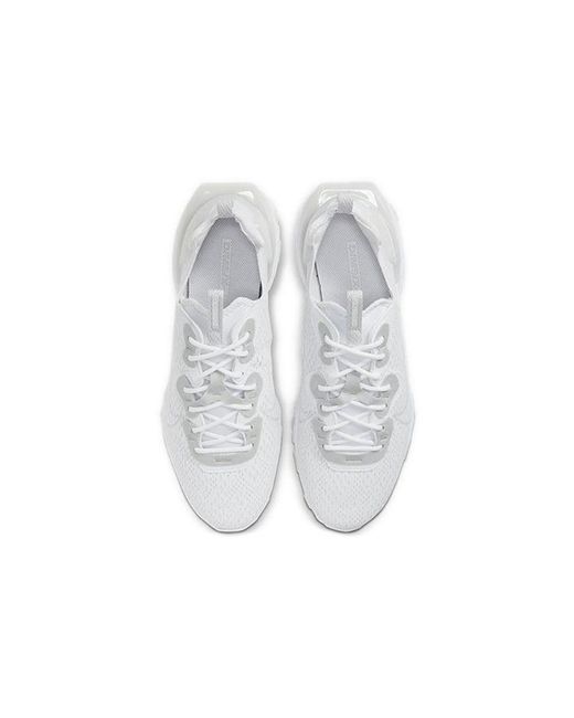 Nike White React Vision for men