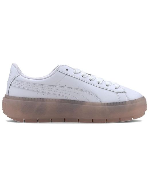 PUMA White (Wmns) Platform Trace Translucent