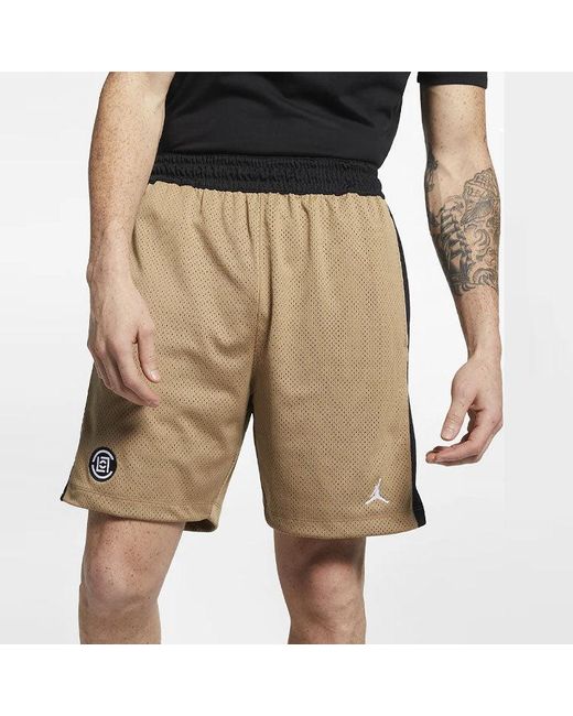Nike Brown X Clot Mesh Shorts Crossover Sports Asia Edition for men