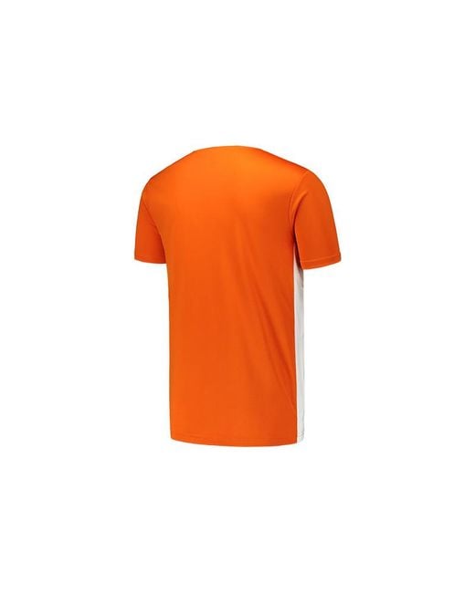 Adidas Orange Entrada 18 Jsy Casual Sports Soccer for men