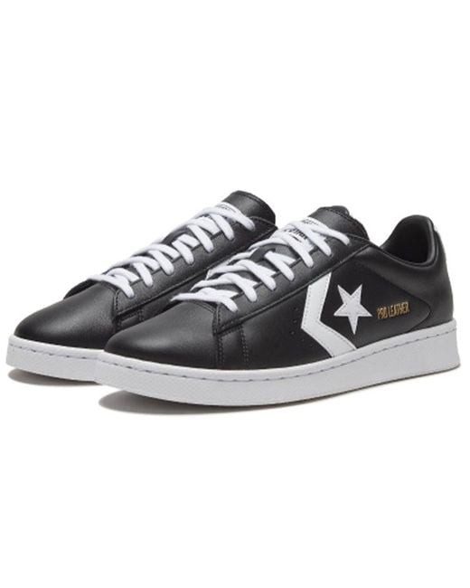 Converse Black Pro Leather Low for men