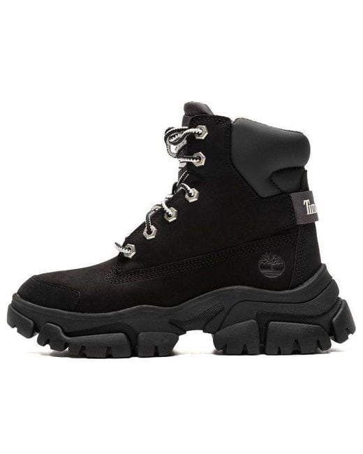 Timberland Black (Wmns) Adley Way Sneaker Boot Nubuck'