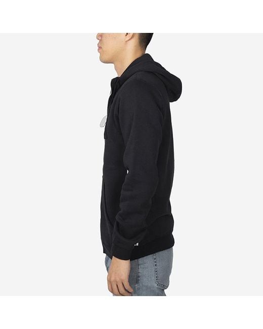 Nike Blue Logo Fleece Stay Warm Casual Sports Hooded Jacket for men