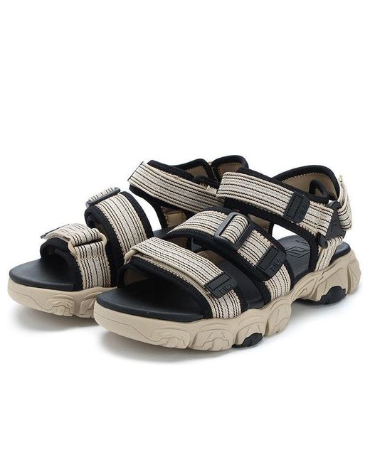 Fila Black Fluid Sandal for men