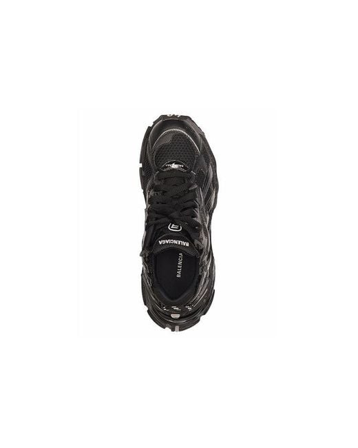 Balenciaga Black (Wmns) Runner Sneakers Mesh And Nylon With Clear Deco'