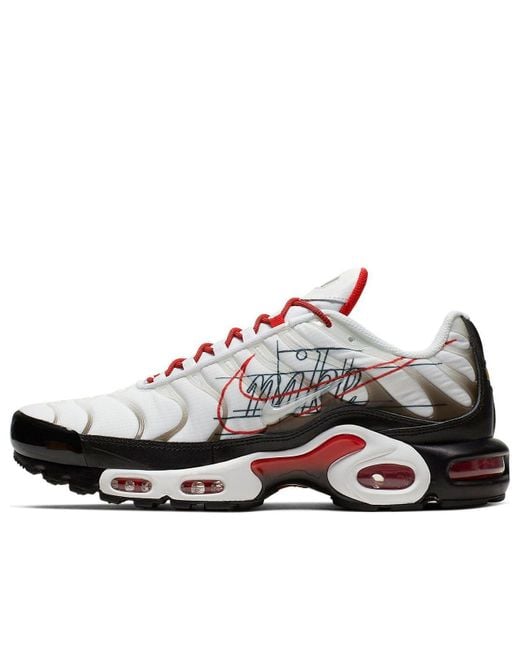 Nike White Air Max Plus 'Script Swoosh' for men