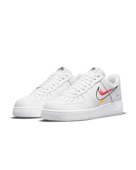 Nike White Air Force 1 Low 'Multi-Swoosh' for men