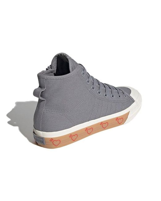 Adidas Blue X Human Made Nizza Hi for men