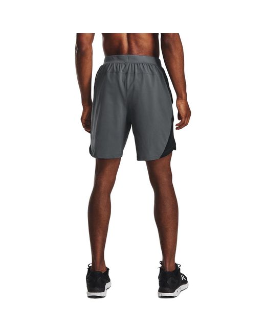 Under Armour Gray Launch 7 Inch Shorts 'Dark' for men