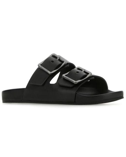 Balenciaga Black Mallorca Slippers for men