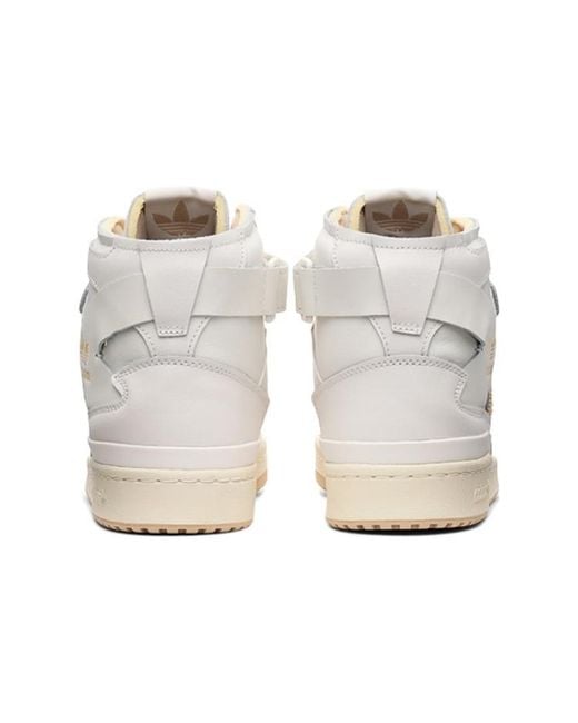 Adidas White Forum 84 High Magic' for men