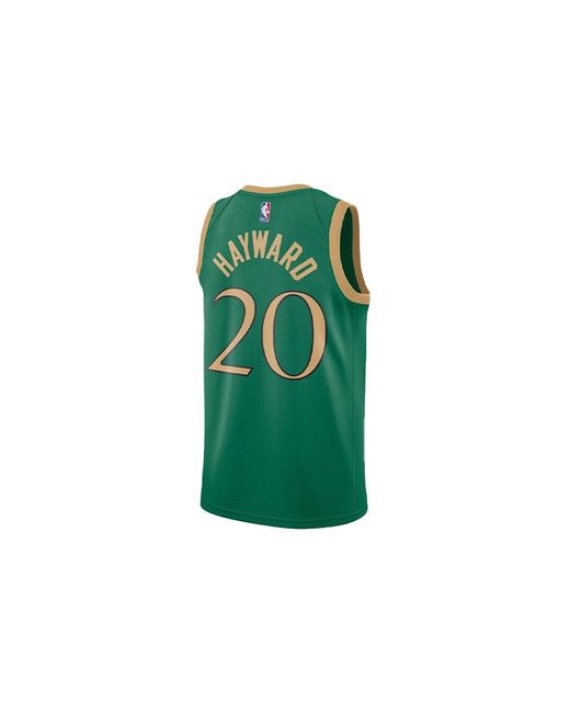 Nike Green Nba Sw Fan Edition Boston Celtics 2 No. 0 Basketball Jersey for men