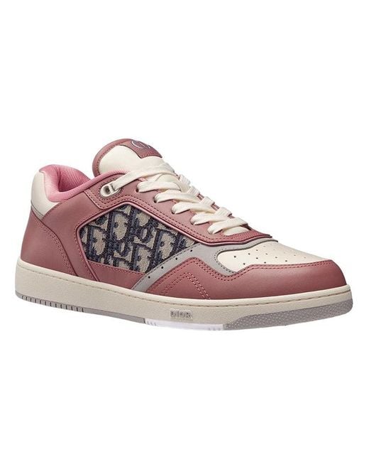 Dior Pink B27 Low-top Sneakers Shoes for men