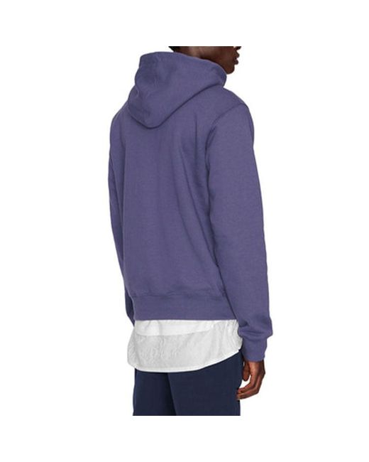 Dior Blue Fw21 Logo Alphabet Embroidered Solid Color Pullover for men
