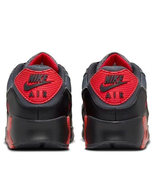Nike Red Air Max 90 'Smoke Fire' for men