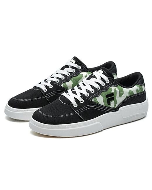 Fila Black Flip Skate Shoes for men
